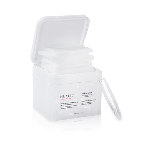 Toning Active Pad ? Dual-Textured Toner Pads for Brightening, Hydrating, and Soothing with Tranexamic Acid & Hyaluronic Acid ? Gentle for Sensitive Skin, Korean Skin Care, Vegan, 70 Pads
