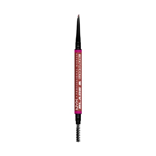 NYX Blade & Shade Brow Pencil - Dual-Tip Eyebrow Pencil, Rich Auburn