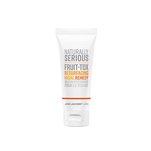 Naturally Serious | Fruit-Tox Natural Resurfacing Facial Remedy, Exfoliator, Brightening Treatment, Vegan Skincare, Cruelty-Free Skincare
