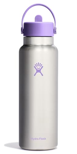 Hydro Flask 40 Oz Wide Flex Straw Cap Stainless Steel Violet