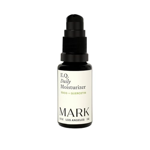 EQ Daily Moisturizer - EGCG + Quercetin - Hydrating Face Cream - For Dry Skin, Redness & Blemishes - With Jojoba & Squalene Oil - Lightweight Plant-Based Formula - 0.5 fl oz