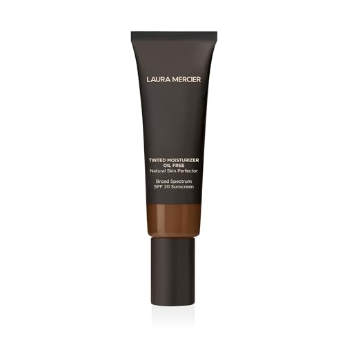 Laura Mercier Tinted Moisturizer Oil Free Natural Skin Perfector with SPF 20: All Day Shine Control, Sheer Coverage, Blurred Matte Finish, For Oily Skin, Skin Tint