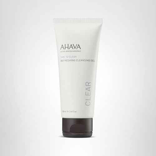 AHAVA Cleanse Refreshing Cleansing Gel - Soapless Cleanser & Refresher, Tones & Wash-off Makeup, Dirt & Impurity, Enriched with Exclusive blend Osmoter, Ginger Root, Allantoin & Vitamin E, 3.4 Fl.Oz