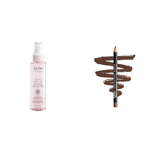 NYX PROFESSIONAL MAKEUP Bare With Me Primer & Setting Spray and Slim Lip Pencil - Espresso
