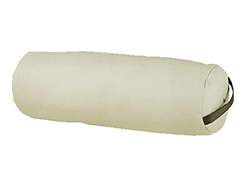 Therapist's Choice X-Large 8" x 28" Full Round Fluffy Bolster - Creme