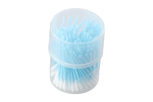 Double-Ended Cotton Swabs for Makeup Remover & Ear Cleaning - 100 Pack