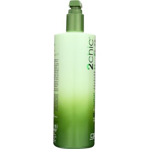 GIOVANNI 2chic Ultra-Moist Shampoo - Avocado & Olive Oil, Creamy Hydration Formula, Enriched with Aloe Vera, Shea Butter, Botanical Extracts, No Parabens, Color Safe - 24 oz