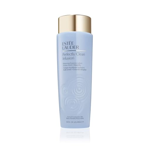 Est?e Lauder Perfectly Clean Infusion Balancing Skin Essence Face Lotion Toner with Amino Acid + Waterlily, 13.5 Fl Oz