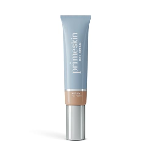 PrimeSkin CC+ Cream Foundation for Mature Skin – Liquid-to-Powder, Pore-Blurring