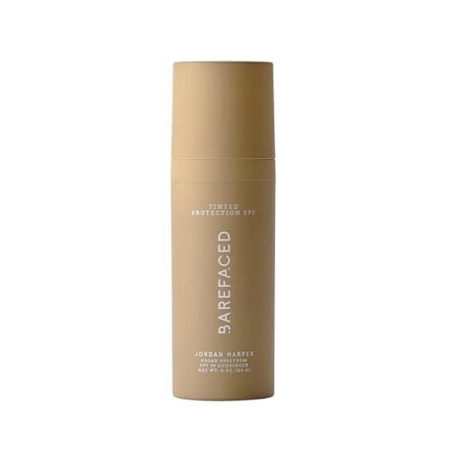 Barefaced Tinted Protection SPF 50+ ? Broad-Spectrum Sunscreen with Zinc Oxide, Niacinamide & Hyaluronic Acid ? Oil-Free UV Protection, Hydration & Anti-Aging with Universal Tint (60ml)