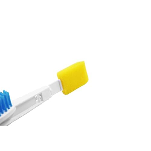 KMINA Long Handled Foot Brush and Toe Cleaner for Disabled, Toe Cleaners Between Toes Brush for Seniors, Long Reach Foot Scrubber Includes Spare Parts