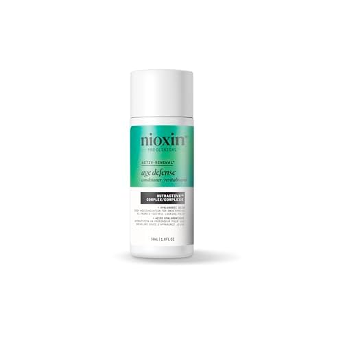 Nioxin Age Defense Conditioner for Aging Hair | Strengthening & Moisturizing Conditioner with Hyaluronic Acid | Against Breakage | Paraben, Sulfate & Silicone-Free | Daily Use