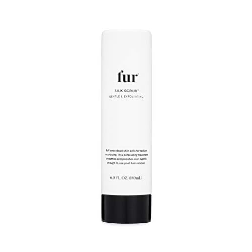 Fur Silk Scrub: Premium KP Bump Eraser - Powerful Exfoliating & Resurfacing Scrub to Smooth and Hydrate Skin While Preventing Ingrown Hairs with Natural Oils and AHAs - 6 Fl oz.