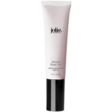 JOLIE Mineral Sheer Tint SPF 20 Oil-Free Face Moisturizer in Cameo Glow, Hydrating & Natural Coverage
