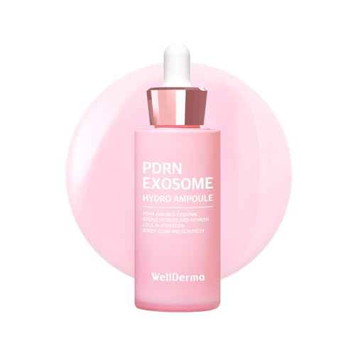 WELLDERMA PDRN Exosome Hydro Ampoule, 30ml ? Lightweight Moisture Serum with Niacinamide, Peptides & Collagen Complex for Skin Revitalization