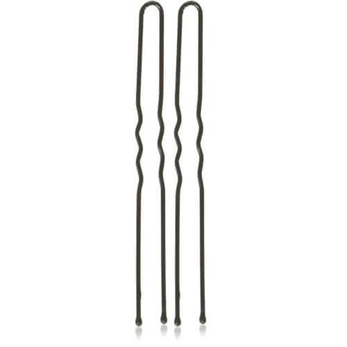 Diane Hair Pins, Black, 2.5" (Pack of 2)