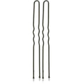 Diane Hair Pins, Black, 2.5" (Pack of 2)