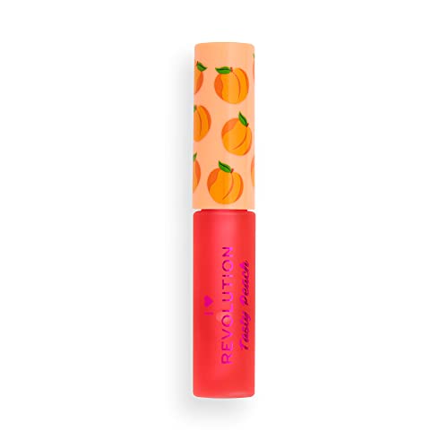 I Heart Revolution Tasty Peach Lip Oil – Pink Tint, 6ml