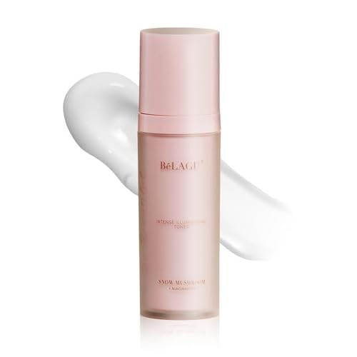Intense Illuminating Toner with Niacinamide & Snow Mushroom | Hydrating Facial Toner for Radiant Glow & Even Tone | Alcohol-Free, Vegan (3.4 fl Oz)