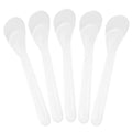 200 Pack Large Cosmetic Spatulas 5 Inch Plastic Makeup Spatulas Disposable Facial Skincare Face Mask Applicators (Translucent)