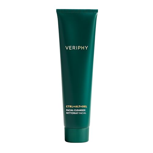 Veriphy CTRL+ALT+DEL Facial Cleanser ? Hydrating Cream Cleanser with Hemp Seed Oil, Cucumber & Jojoba ? Removes Makeup & Impurities ? 150mL / 5 fl. oz.