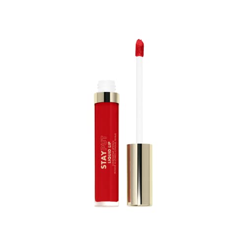 Milani Stay Put Longwear Liquid Lipstick - Smudge-Proof, Kiss-Proof, and Fade-Resistant Formula for All-Day Wear - Red Flag