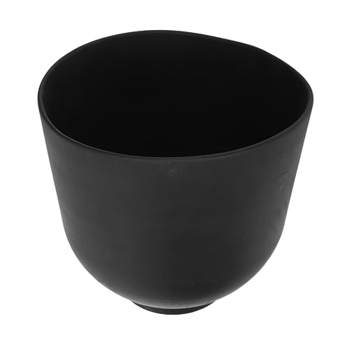 Large Size Silicone Mixing Bowl, Professional Reusable Beauty Tool, Multi Purpose Holder for Spices, Space Saving Kitchen Accessory with Mask (Black)