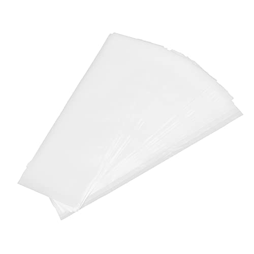 100 Pcs Transparent Hair Coloring & Perming Wrapping Sheets - Reusable ABS Hair Dye Paper