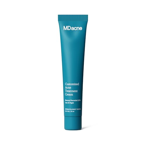 MDacne 5% Benzoyl Peroxide Acne Treatment Cream for Clear Skin