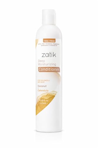 Zatik Naturals Coconut & Calendula Shampoo Conditioner Set
