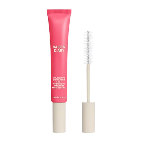 Hair Styling Cream Stick with Brush - Frizz Control & Edge Taming