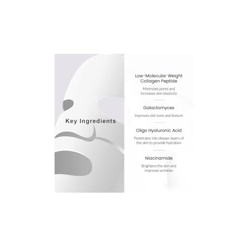 Bio-Collagen Sleeping Mask ? Intense Hydration & Firming Treatment, Korean Skincare, Overnight Facial Mask for Women, 4-Pack