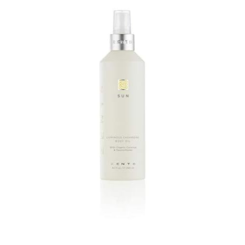 Zents Luminous Cashmere Body Oil (Sun Fragrance) | Moisturizing Body Oil with Vitamin E & Organic Coconut Oil | Softens & Smooths Skin | 8 fl oz