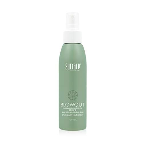 SURFACE Hair Blowout Primer Hair Spray for Men and Women, 4 oz - Lightweight, Nourishing Thermal Spray with Babassu Oil - Fast-Drying Blow Dry Spray for Long-Lasting Style