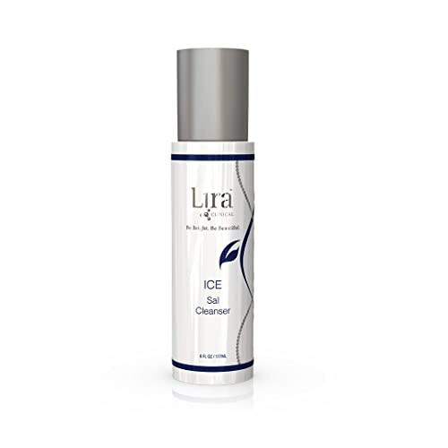 Lira Clinical ICE Sal Cleanser ? Salicylic Acid Face Wash with Plant Stem Cells, Echinacea and Peptides ? Cooling Exfoliating Facewash ? Gentle Clarifying Travel Size Daily Facial Cleanser - 6 Oz