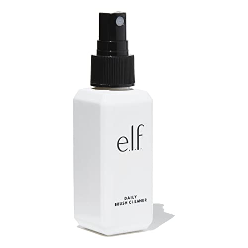 e.l.f. Daily Brush Cleaner, Makeup Cleaner Washes Away Dirt, Oil,