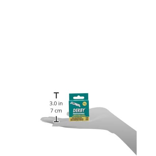 100 Derby Professional Single Edge Razor Blades (Pack of 2)