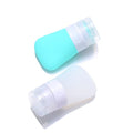 2-Pack Silicone Travel Bottles, 1.3oz Leak-Proof Containers with Bag