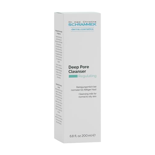 Deep Pore Cleanser (6.8 fl oz) - Cleansing Milk for Normal Skin - Makeup Removal - Face Wash & Cleanser ? No Parabens - Skin Care - Dr Schrammek