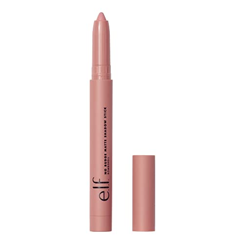 e.l.f. No Budge Matte Eyeshadow Stick - Long-Wear Cream Eyeshadow for Eyes, Vegan & Cruelty-Free