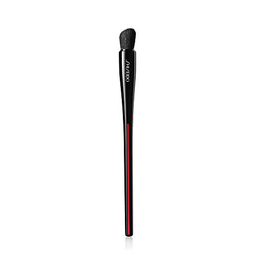Shiseido NANAME FUDE Multi Eye Brush - Defines, Blends & Diffuses Cream, Powder & Gel Formulas - High-Performance, Synthetic Bristles for a Streak-Free Finish - Made in Japan