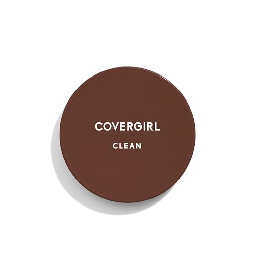 COVERGIRL Clean Pressed Powder Compact, Creamy Beige 150, 0.39 oz(11g)