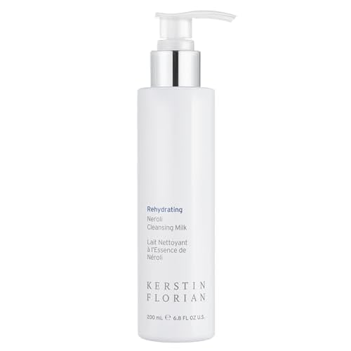 Kerstin Florian Rehydrating Neroli Cleansing Milk | Gentle Makeup Remover and Face Wash for Normal to Sensitive Skin (6.8 fl oz)