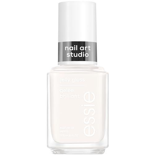essie Arctic Jelly Sheer White Nail Polish, 0.46 Fl Oz