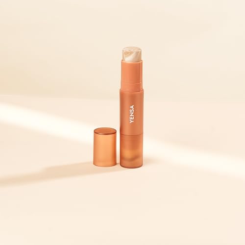 YENSA Super Serum Silk Tinted Foundation Stick - Full Coverage Skin Tint Stick Foundation - Enriched with Vitamin C, Bakuchiol & Ferulic Acid to Brighten & Even Skin Tone - Medium 2 (0.35 oz)