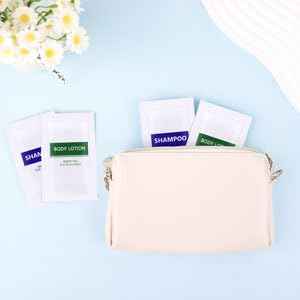 Travel Size Body Wash and Shampoo Bulk,Refreshing White Tea Scent,0.35 fl oz,Individually Wrapped Mini Shower Gel Shampoo Hygiene Kits for Travel/On The Go/Homeless Care/Hotel Guests(Pack of 200)