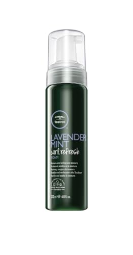 Tea Tree Lavender Curl Refresh Foam for Coarse Curly Hair