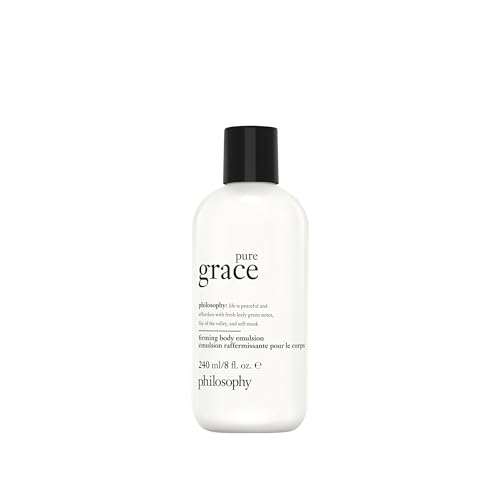 philosophy pure grace firming body emulsion- luxury scented body lotion- with shea butter & natural oils for fast absorbing hydration - skin feels soft and smooth