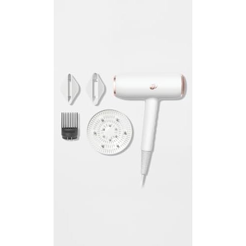 T3 Featherweight StyleMax Professional Ionic Hair Dryer with Custom Heat Automation & 4 Attachments,Fast Drying,Lightweight with 5 Heat & 3 Speed Settings,2 Concentrators,Diffuser & Smoothing Comb
