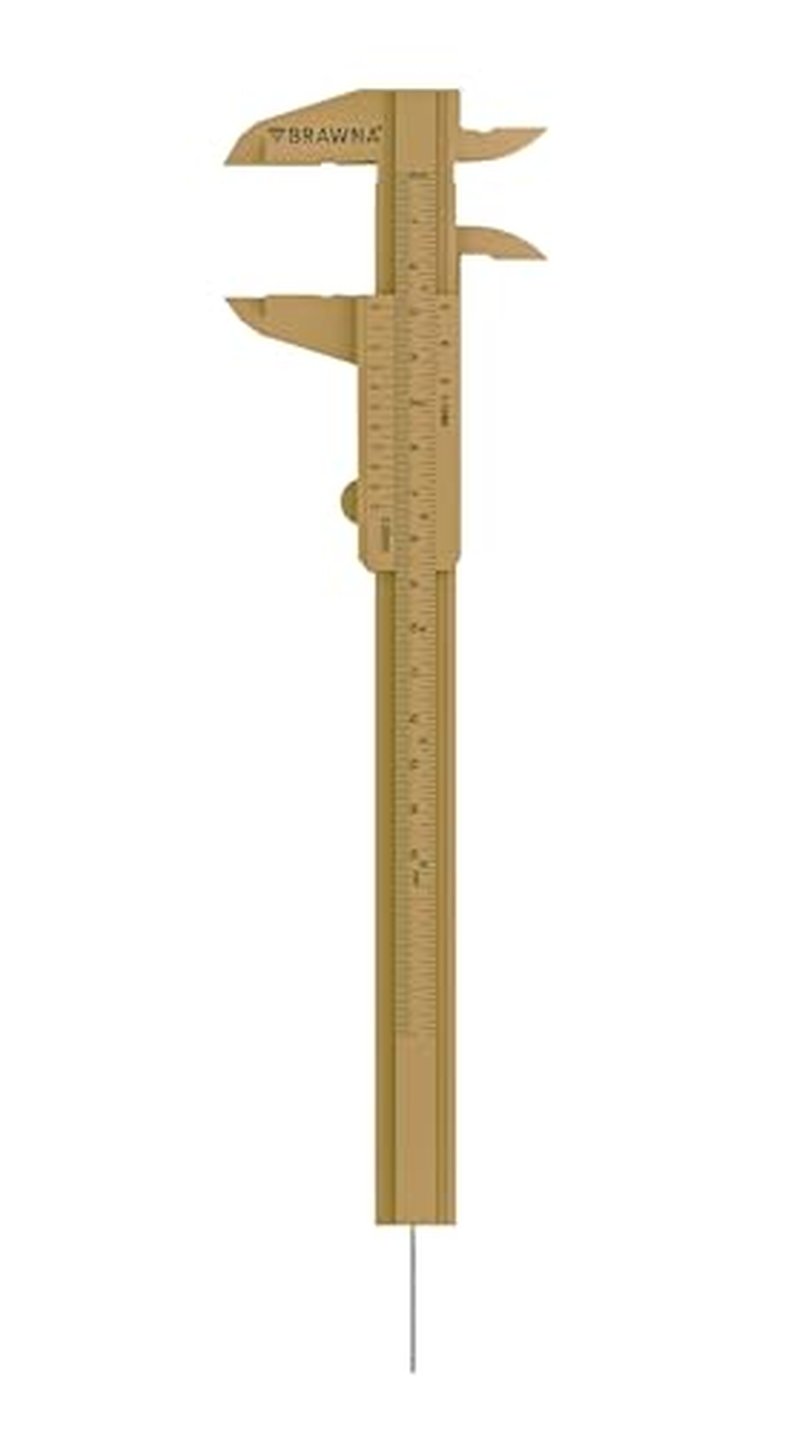 BRAWNA Double Scale Eyebrow Measuring Ruler for Microblading